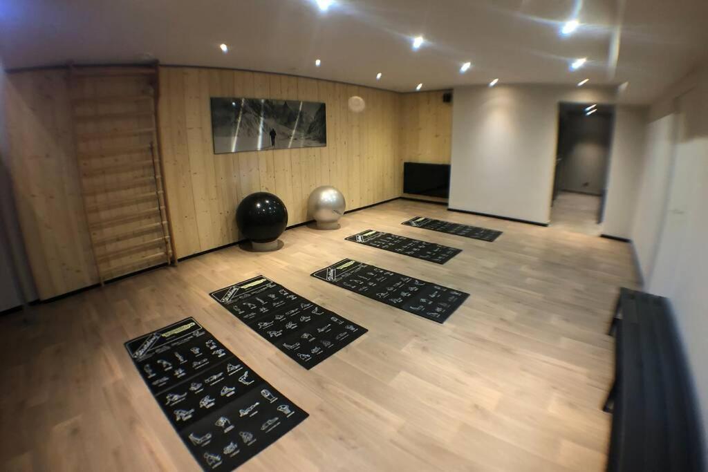 Chic Appart 6 Pers Dans Residence Luxueuse "La Cordee" Wellness Gym Piscine Ouvert Et Teletravail Chamonix Exteriér fotografie