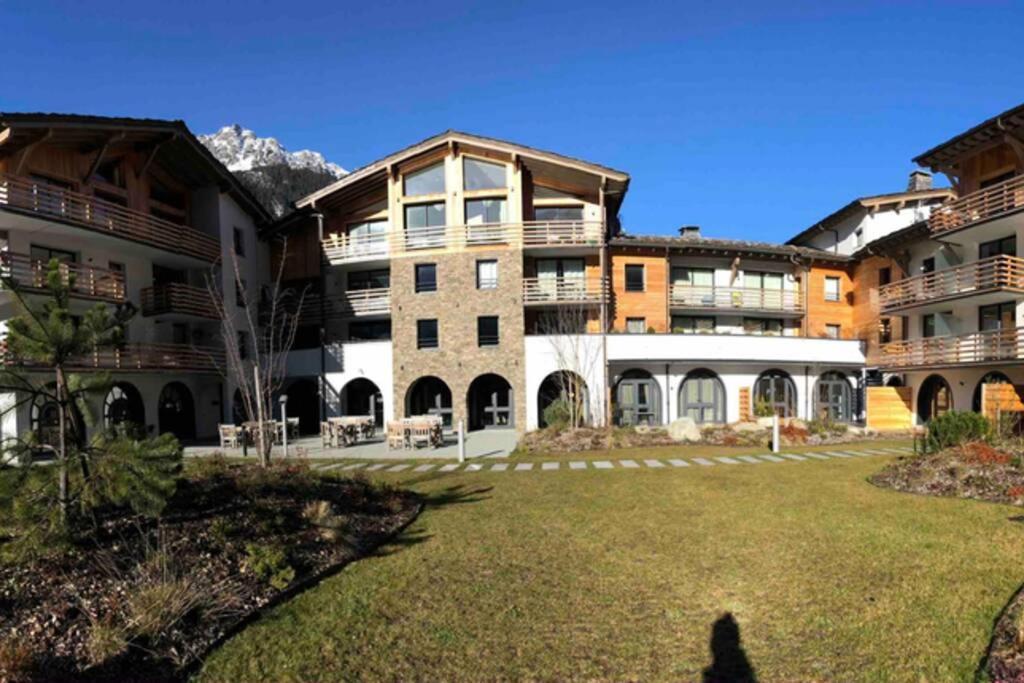 Chic Appart 6 Pers Dans Residence Luxueuse "La Cordee" Wellness Gym Piscine Ouvert Et Teletravail Chamonix Exteriér fotografie
