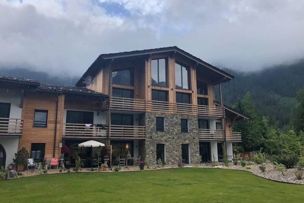 Chic Appart 6 Pers Dans Residence Luxueuse "La Cordee" Wellness Gym Piscine Ouvert Et Teletravail Chamonix Exteriér fotografie